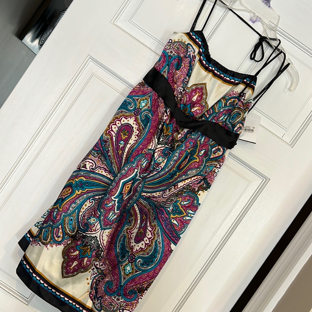 Bloomingdale’s Girl’s Special Occasion Silky Halter Dress, sz xl-NWT